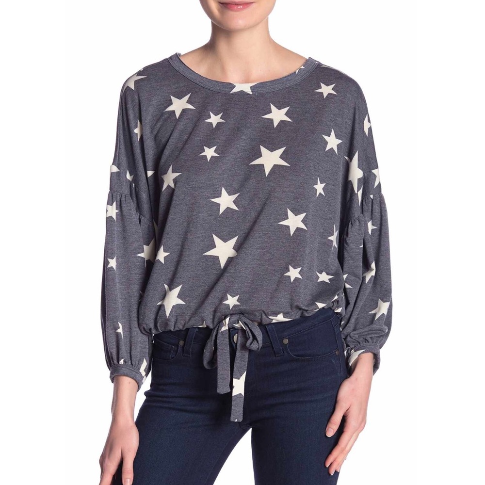 Vintage Havana balloon sleeve shirt